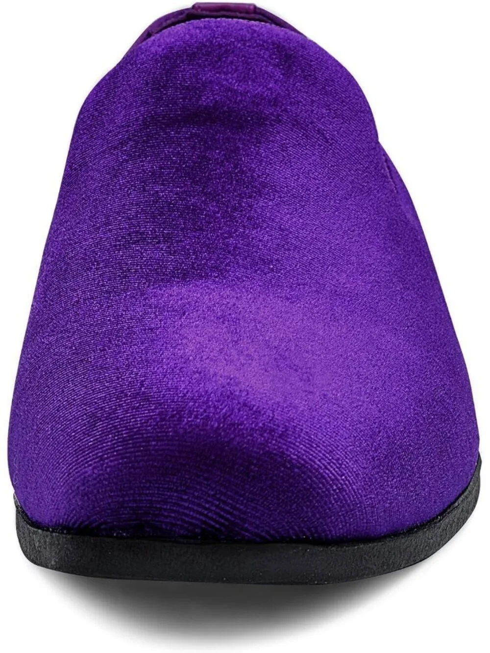 UUBARIS Men's Purple West Velvet Loafers Slip On Tuxedo Fashion Style Shoes